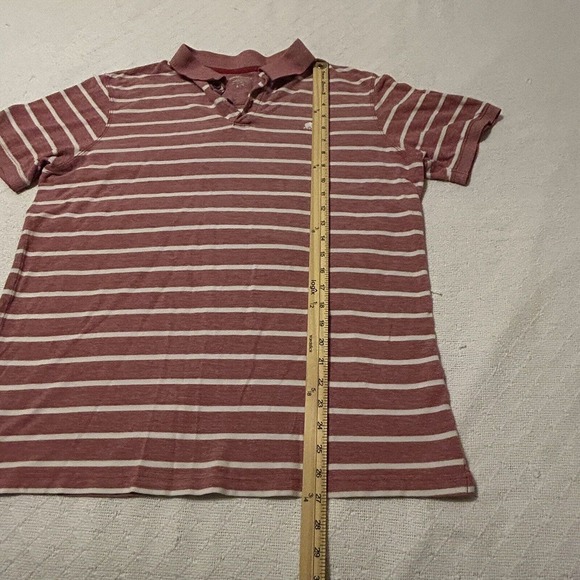 Banana Republic Shirt Mens XL Red Striped Polo Golf Outdoors Casual Classiccore - Picture 8 of 15